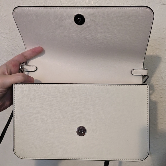 Kate Spade Crossbody Purse Gray White Black NWOT - Picture 4 of 7